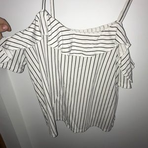 american eagle cold shoulder top